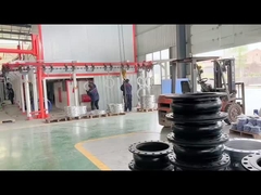Epdm Bellows Expansion Joint High Temperature Flexible Flange Connection NR لاستیک