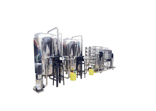 فیلتر آب صنعتی فولاد ضد زنگ تعمیر و نگهداری آسان دستگاه اسمز معکوس