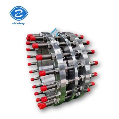 مفصل جدا کننده فولاد ضد زنگ با کمپانساتور لوله شیر پروانه دو فلانج مفصل جدا کننده