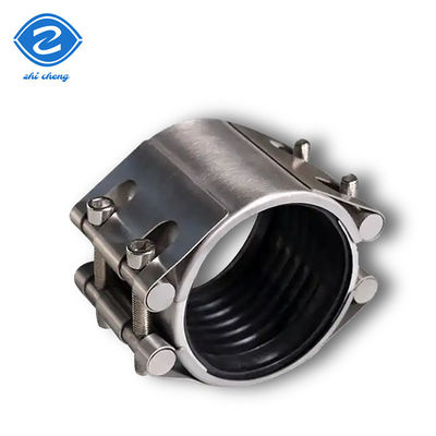 22mm 20mm 15mm سخت وظیفه لوله تعمیر کلیمپ گرد بولت استیل نطفه تعمیر