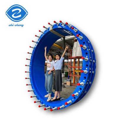 ms مفصل جداسازی dn100 dn250 dn300 فولاد گالوانیزه کربن تک فلنج محدوده گسترش آهن انعطاف پذیر