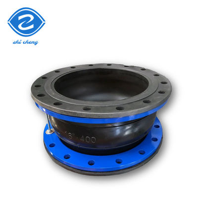 DN25-DN3000 انعطاف پذیر لوله گسترش مفصل لاستیک به طور کامل پایان مهر و موم Flanged Bellows EPDM تک کره