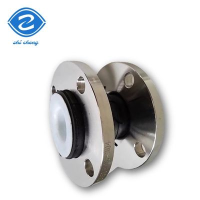 کد سر گرد Ss304 اتصال فلنج لوله شیمیایی Epdm Ptfe مفصل کشش لاستیکی
