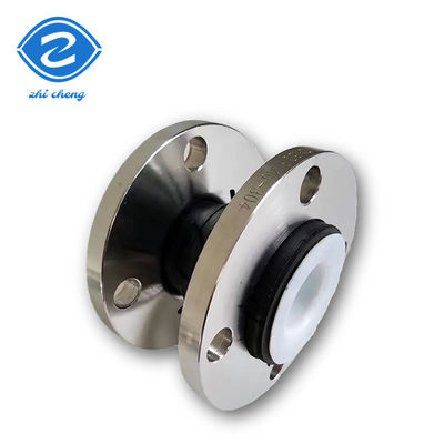 مفصل گسترش لاستیکی تک کره ای PTFE برای اتصال فلنج و انعطاف پذیر