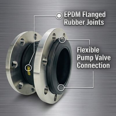 Ss304 نوع فلنج EPDM Expansion Rubber Flexible Joint